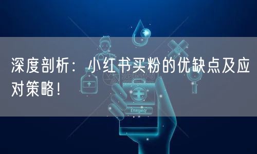 深度剖析：小红书买粉的优缺点及应对策略！